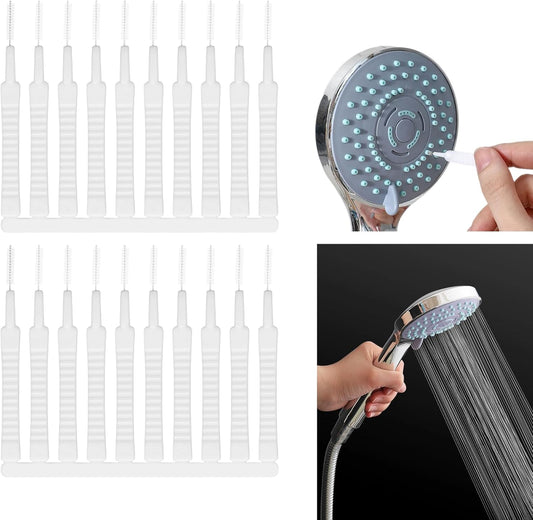 20 PCS Shower Head Cleaning Brush for Small Hole,Showerhead Cleaning Brushes Picks，Multifunctional Hole Cleaning Brush for Pore Small Nozzle Keyboard